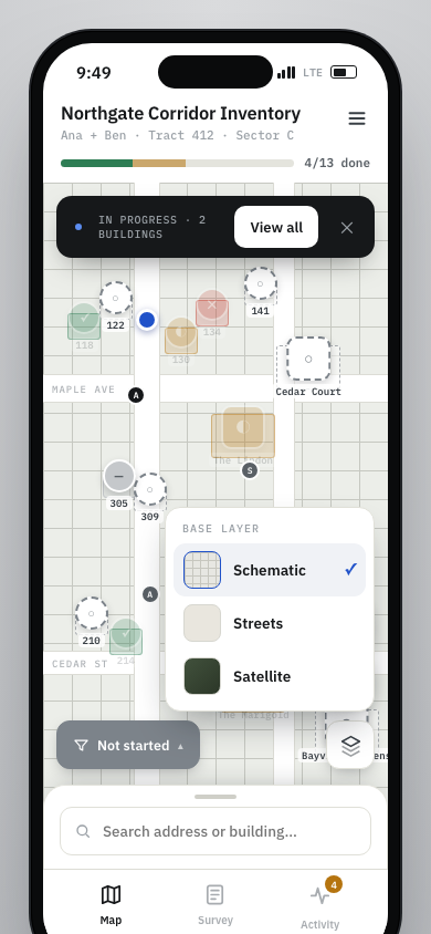 July 3 prototype base layer selector