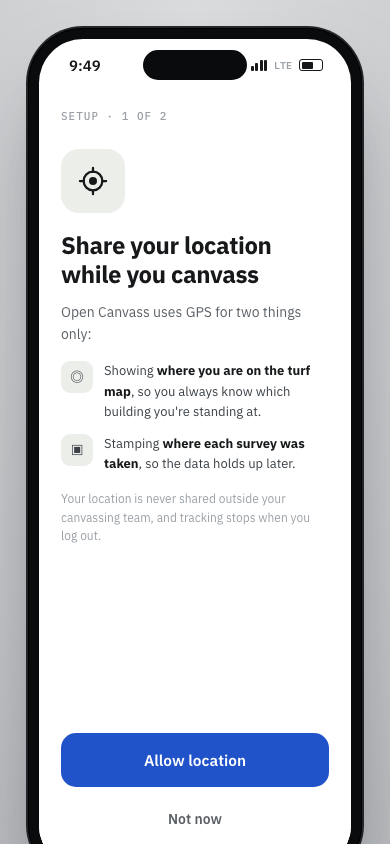 July 3 prototype location onboarding prompt