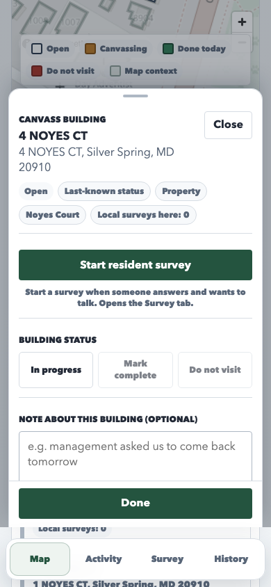 Current field PWA building panel